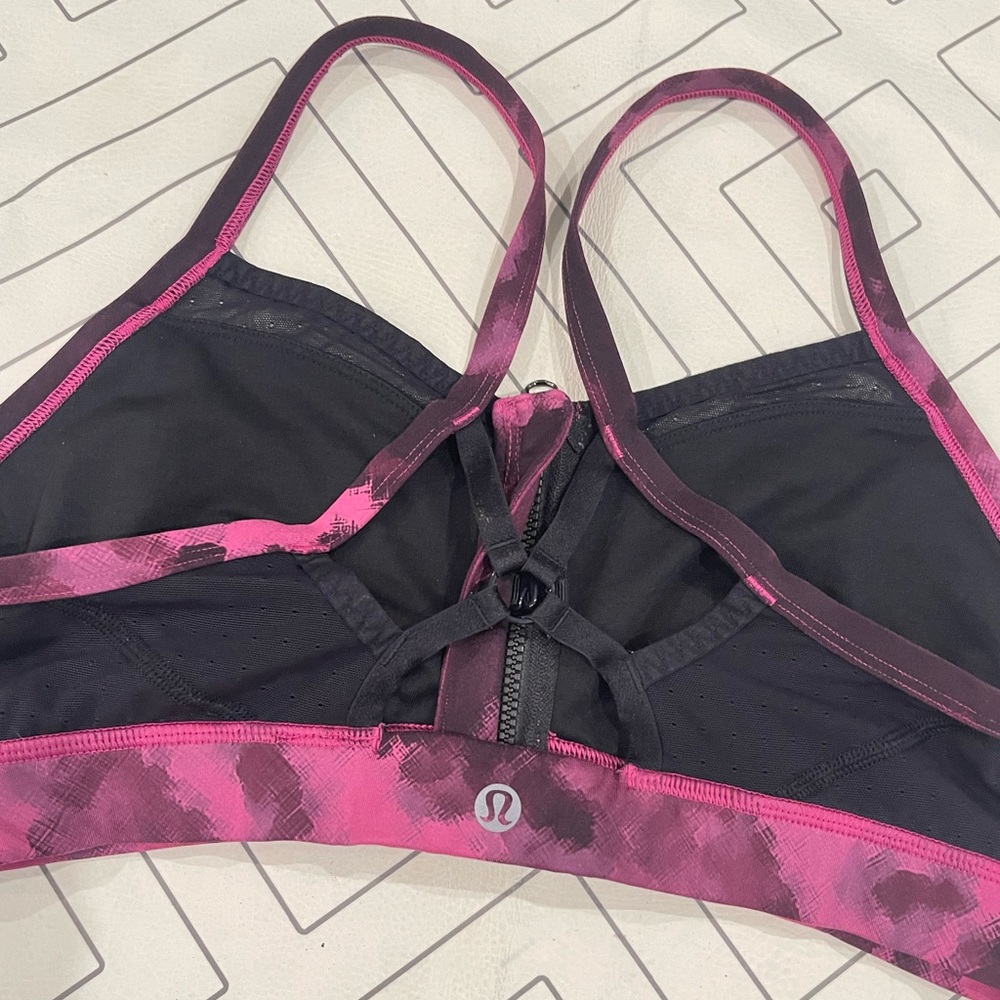 Lululemon Zip Front Sports Bra - Picture 7 of 8